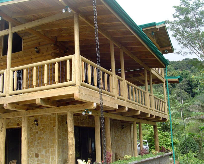 Construcción de cabañas o casas de madera Costa Rica