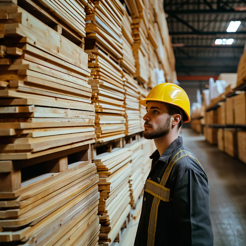 Madera tratada para comercios